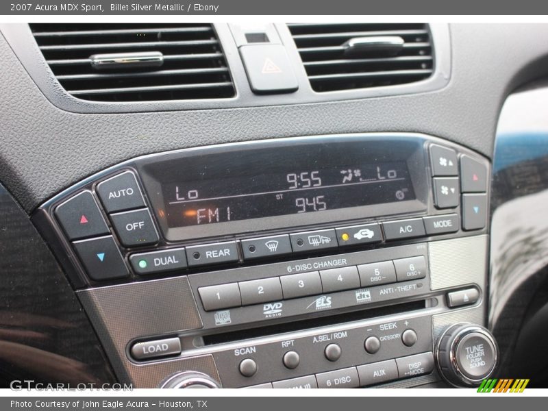 Billet Silver Metallic / Ebony 2007 Acura MDX Sport