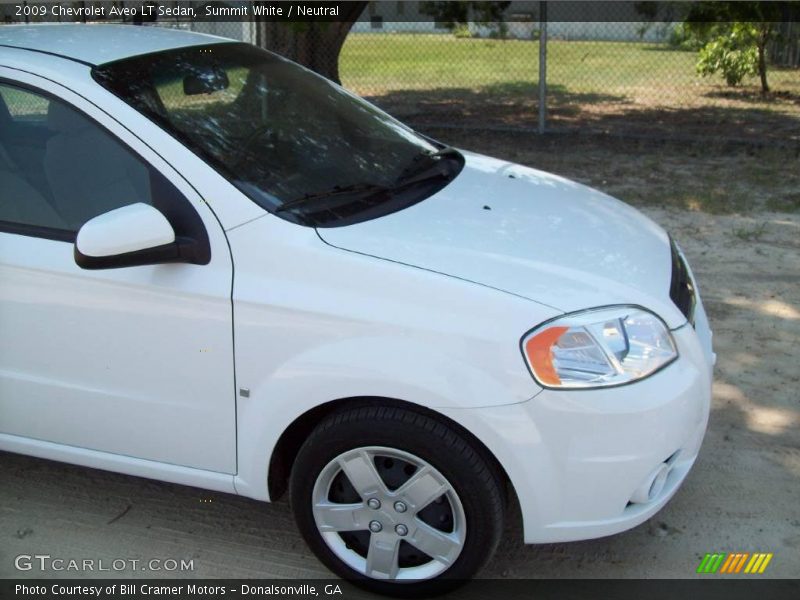 Summit White / Neutral 2009 Chevrolet Aveo LT Sedan