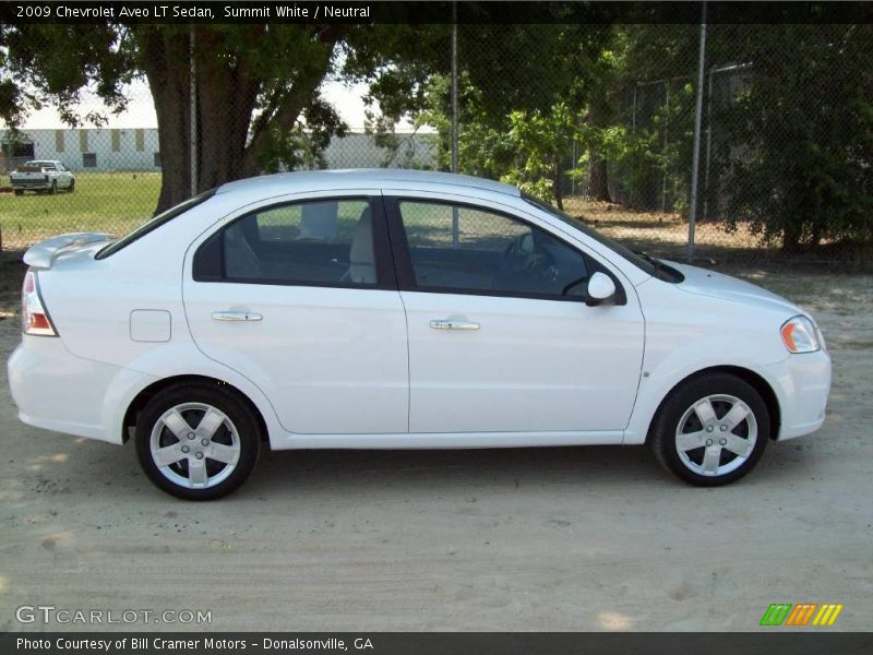 Summit White / Neutral 2009 Chevrolet Aveo LT Sedan