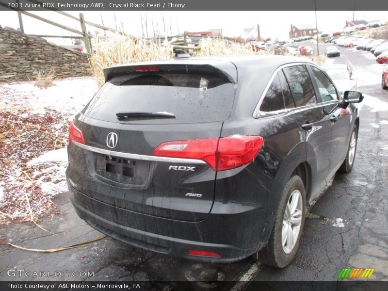 Crystal Black Pearl / Ebony 2013 Acura RDX Technology AWD