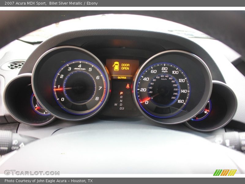 Billet Silver Metallic / Ebony 2007 Acura MDX Sport