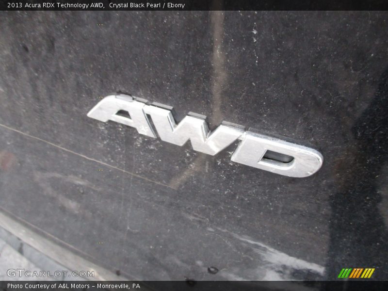 Crystal Black Pearl / Ebony 2013 Acura RDX Technology AWD