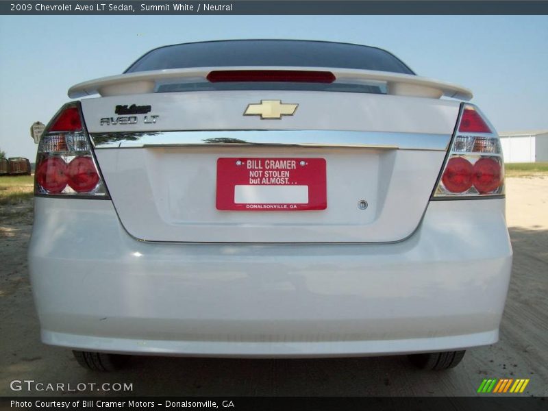 Summit White / Neutral 2009 Chevrolet Aveo LT Sedan