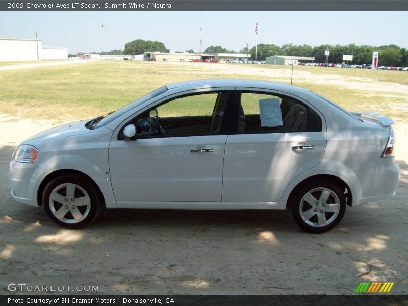 Summit White / Neutral 2009 Chevrolet Aveo LT Sedan