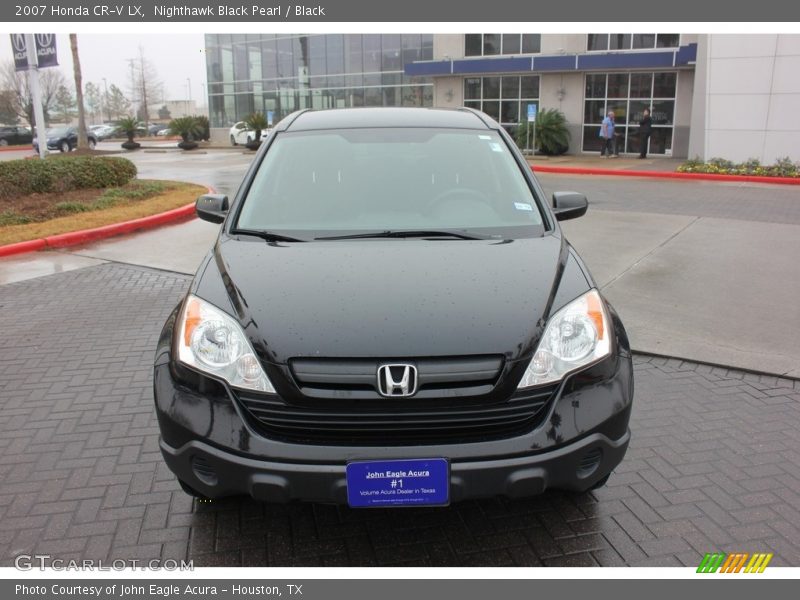 Nighthawk Black Pearl / Black 2007 Honda CR-V LX