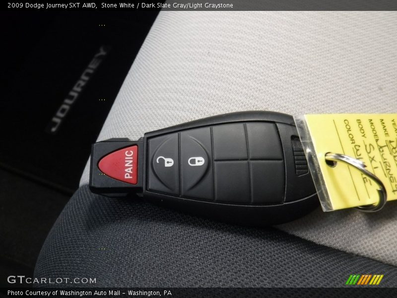 Stone White / Dark Slate Gray/Light Graystone 2009 Dodge Journey SXT AWD