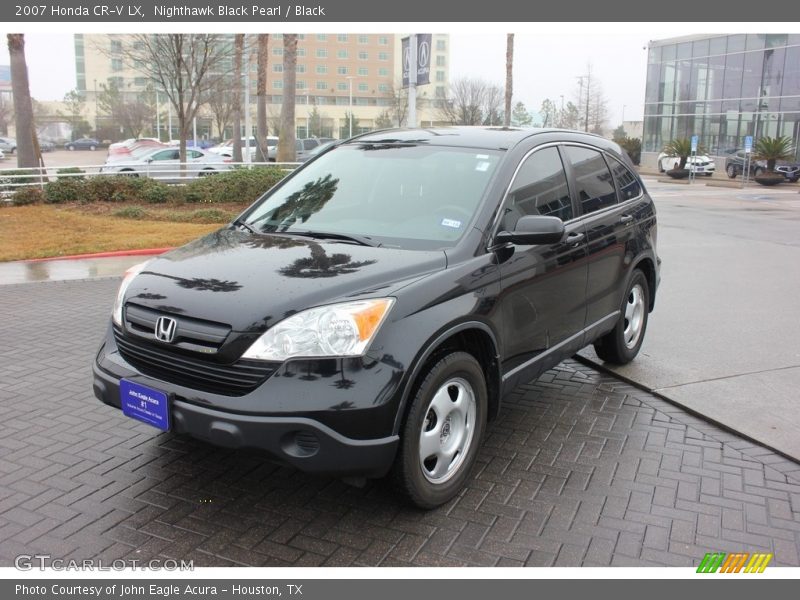 Nighthawk Black Pearl / Black 2007 Honda CR-V LX