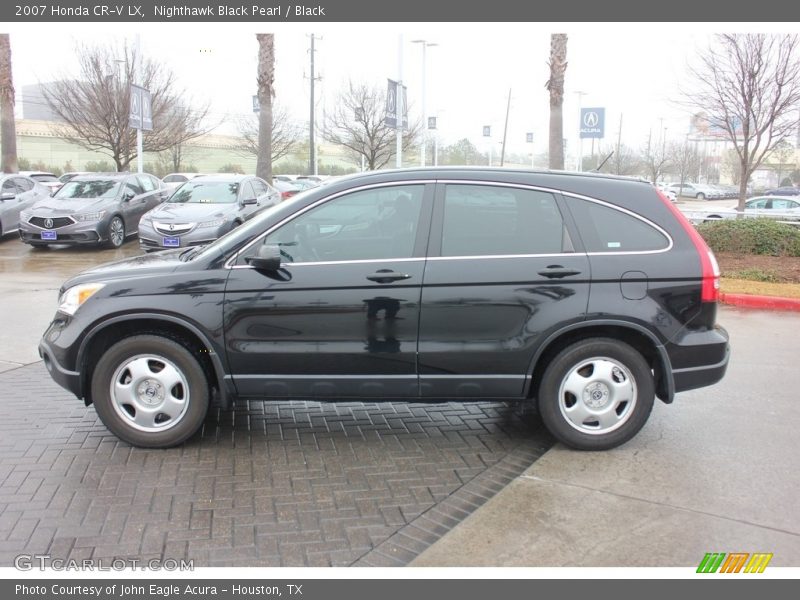 Nighthawk Black Pearl / Black 2007 Honda CR-V LX