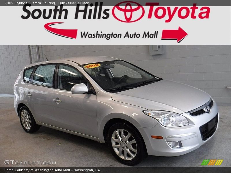 Quicksilver / Black 2009 Hyundai Elantra Touring