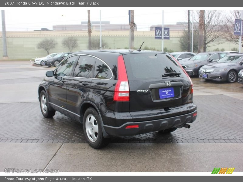 Nighthawk Black Pearl / Black 2007 Honda CR-V LX