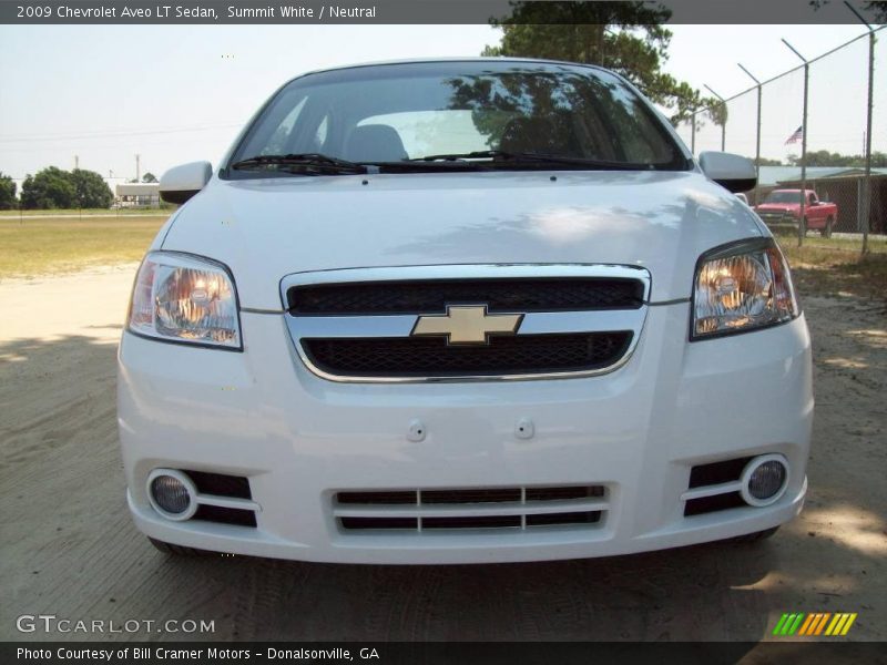 Summit White / Neutral 2009 Chevrolet Aveo LT Sedan
