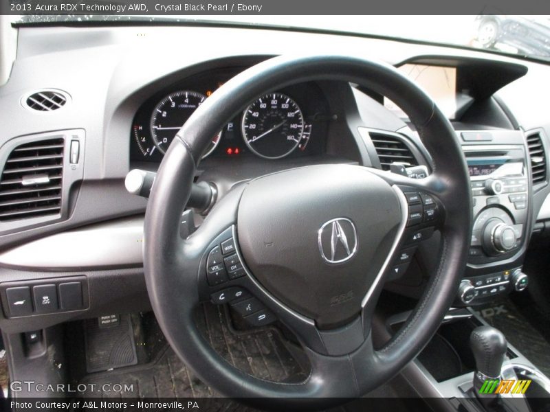 Crystal Black Pearl / Ebony 2013 Acura RDX Technology AWD