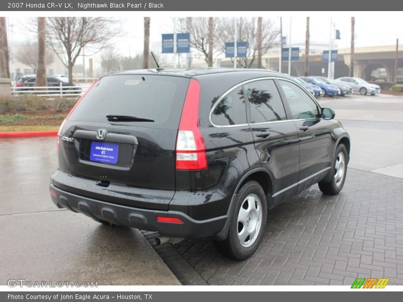 Nighthawk Black Pearl / Black 2007 Honda CR-V LX