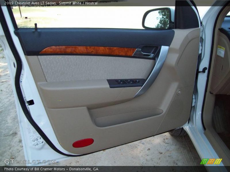 Summit White / Neutral 2009 Chevrolet Aveo LT Sedan