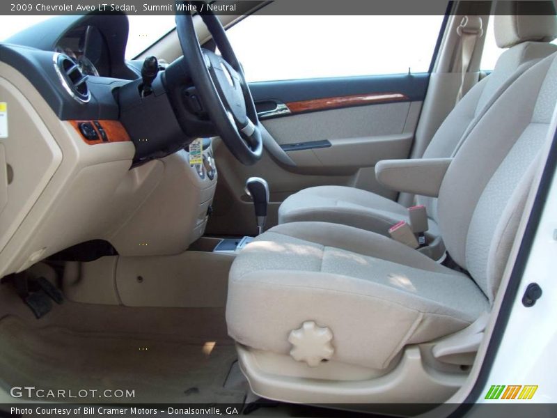 Summit White / Neutral 2009 Chevrolet Aveo LT Sedan