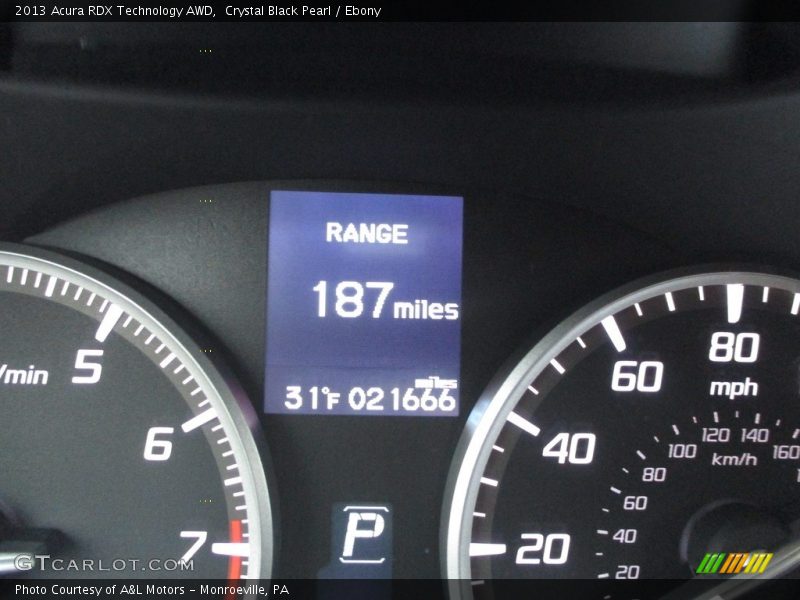 Crystal Black Pearl / Ebony 2013 Acura RDX Technology AWD