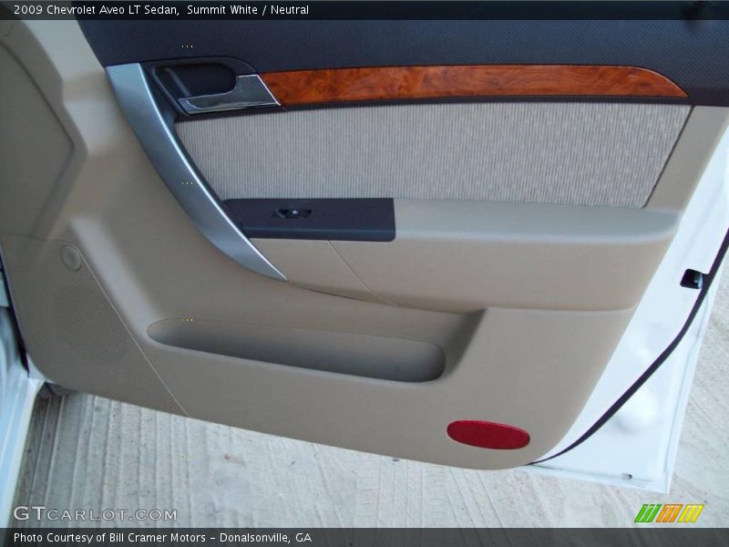 Summit White / Neutral 2009 Chevrolet Aveo LT Sedan