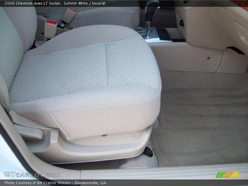 Summit White / Neutral 2009 Chevrolet Aveo LT Sedan