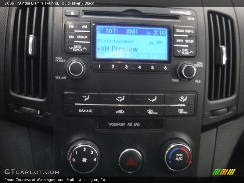 Quicksilver / Black 2009 Hyundai Elantra Touring