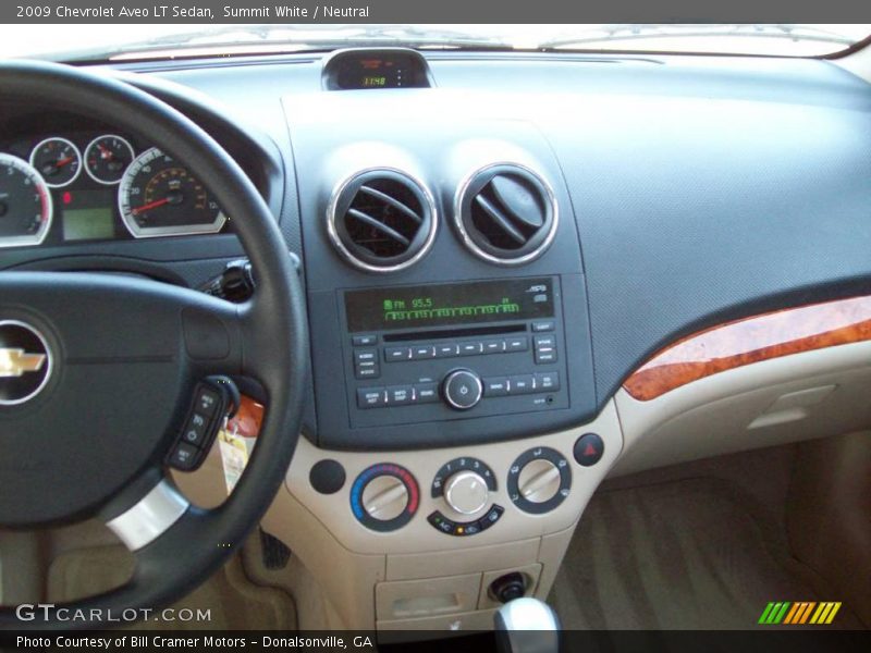 Summit White / Neutral 2009 Chevrolet Aveo LT Sedan