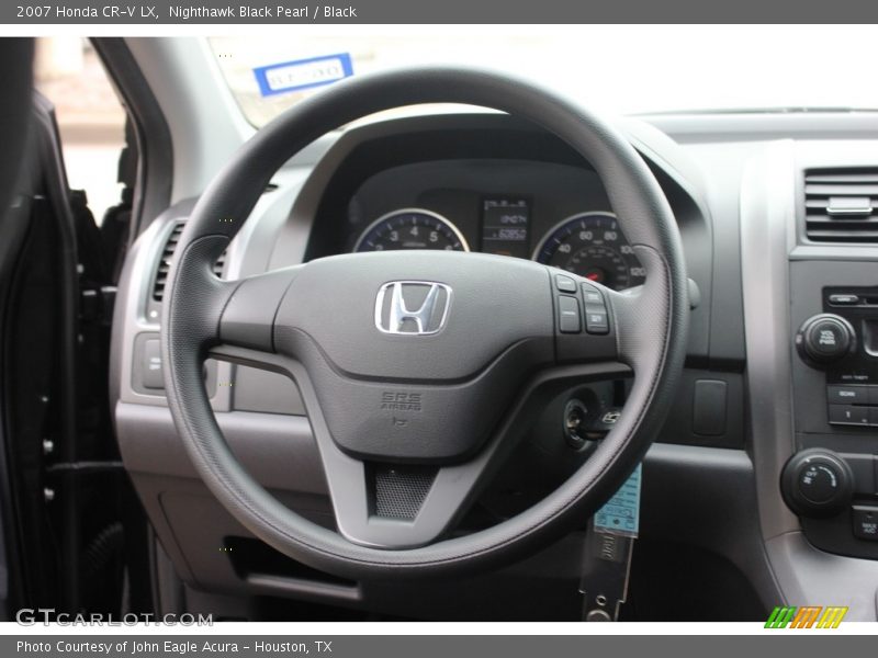 Nighthawk Black Pearl / Black 2007 Honda CR-V LX