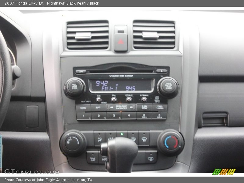 Nighthawk Black Pearl / Black 2007 Honda CR-V LX