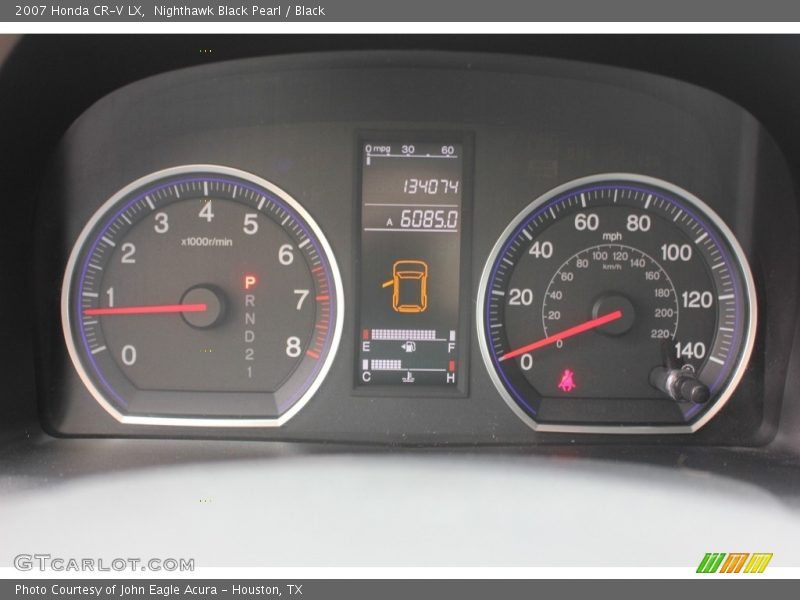 Nighthawk Black Pearl / Black 2007 Honda CR-V LX