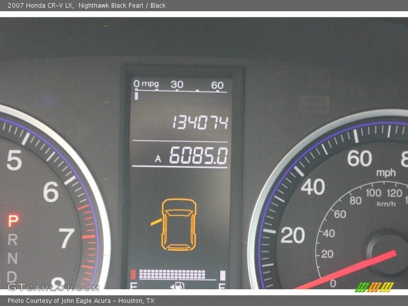 Nighthawk Black Pearl / Black 2007 Honda CR-V LX