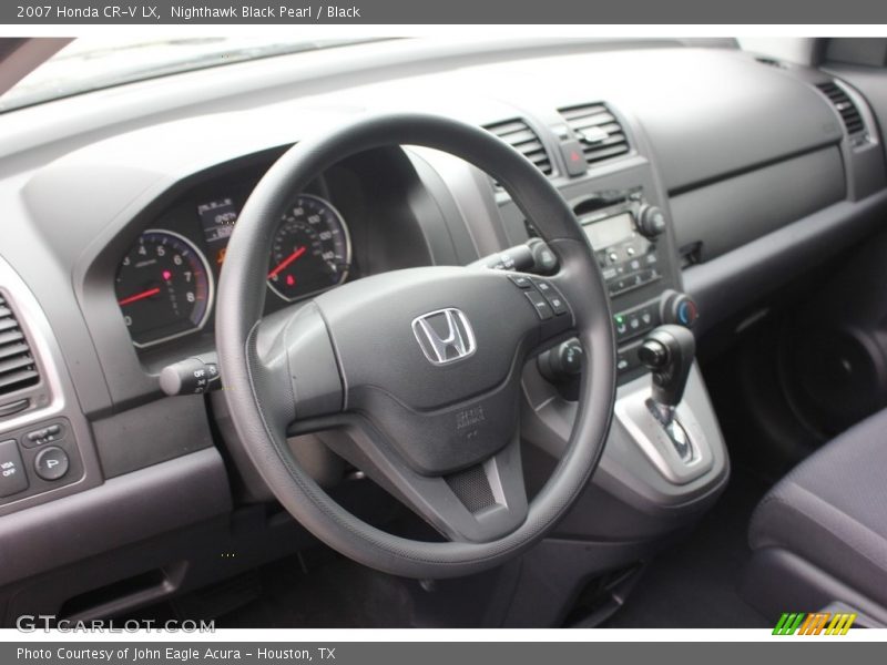 Nighthawk Black Pearl / Black 2007 Honda CR-V LX