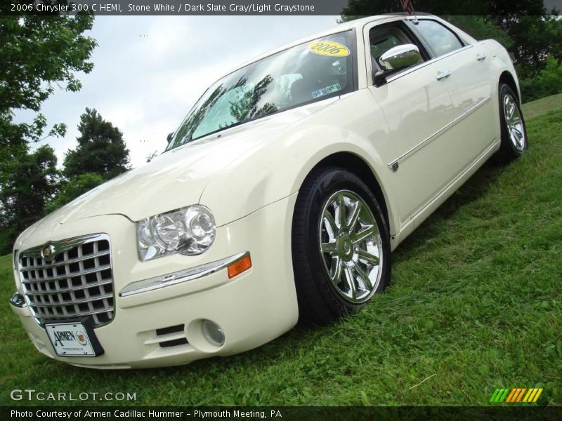 Stone White / Dark Slate Gray/Light Graystone 2006 Chrysler 300 C HEMI