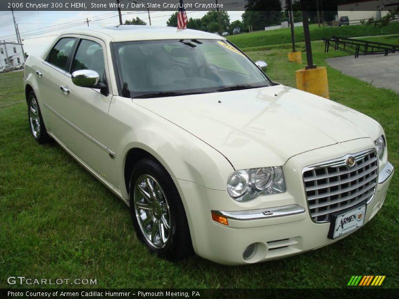 Stone White / Dark Slate Gray/Light Graystone 2006 Chrysler 300 C HEMI