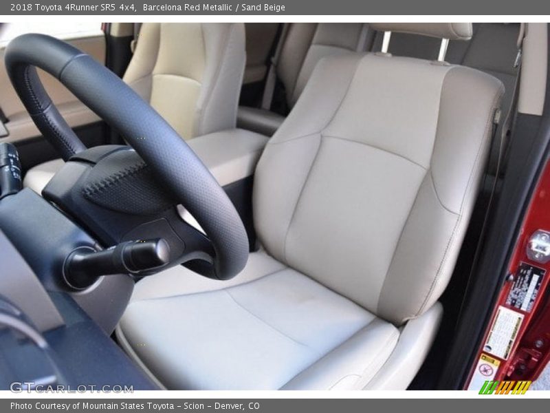 Barcelona Red Metallic / Sand Beige 2018 Toyota 4Runner SR5 4x4