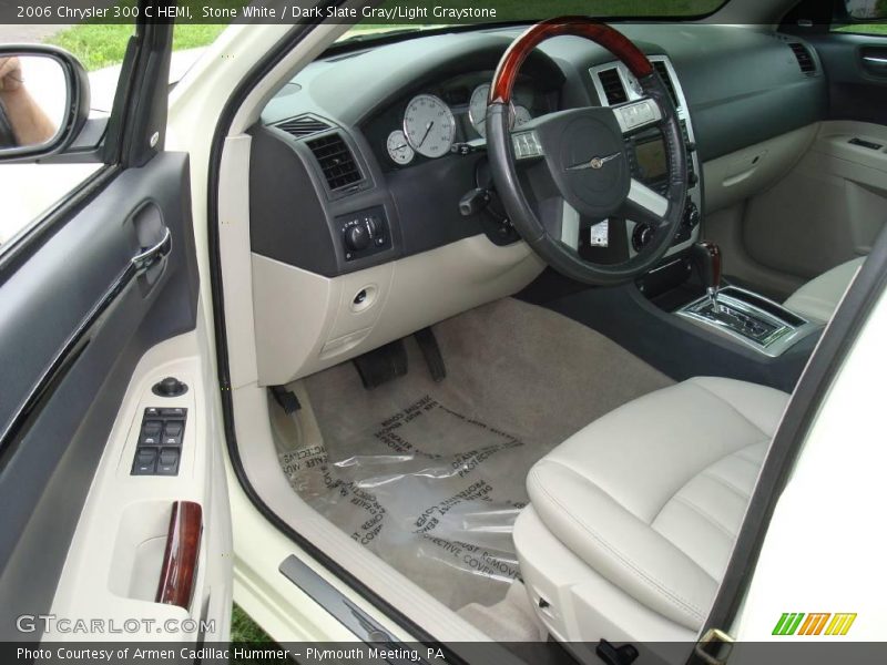 Stone White / Dark Slate Gray/Light Graystone 2006 Chrysler 300 C HEMI