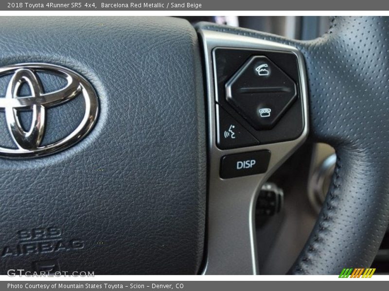 Barcelona Red Metallic / Sand Beige 2018 Toyota 4Runner SR5 4x4