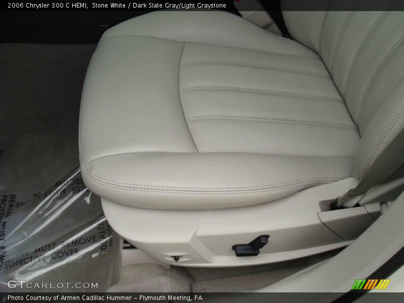 Stone White / Dark Slate Gray/Light Graystone 2006 Chrysler 300 C HEMI