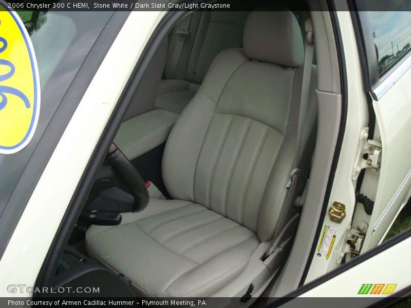 Stone White / Dark Slate Gray/Light Graystone 2006 Chrysler 300 C HEMI