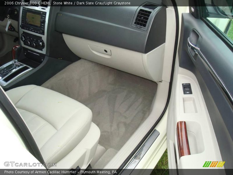 Stone White / Dark Slate Gray/Light Graystone 2006 Chrysler 300 C HEMI