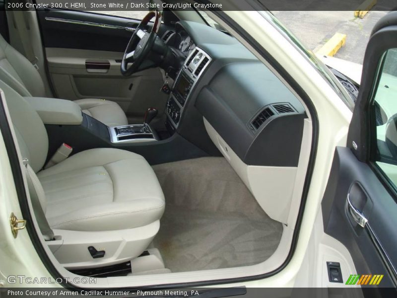 Stone White / Dark Slate Gray/Light Graystone 2006 Chrysler 300 C HEMI