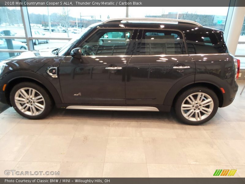 Thunder Grey Metallic / Carbon Black 2018 Mini Countryman Cooper S ALL4