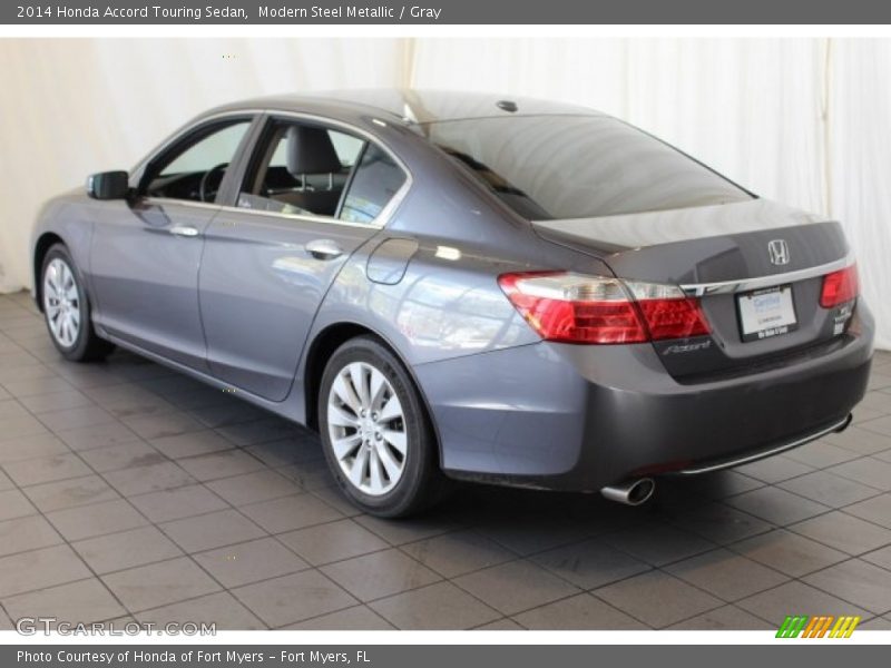 Modern Steel Metallic / Gray 2014 Honda Accord Touring Sedan