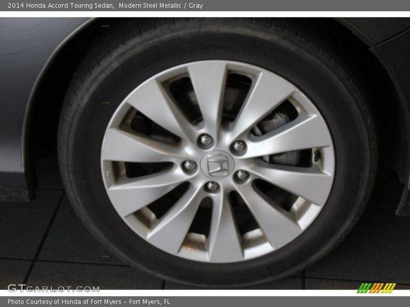 Modern Steel Metallic / Gray 2014 Honda Accord Touring Sedan