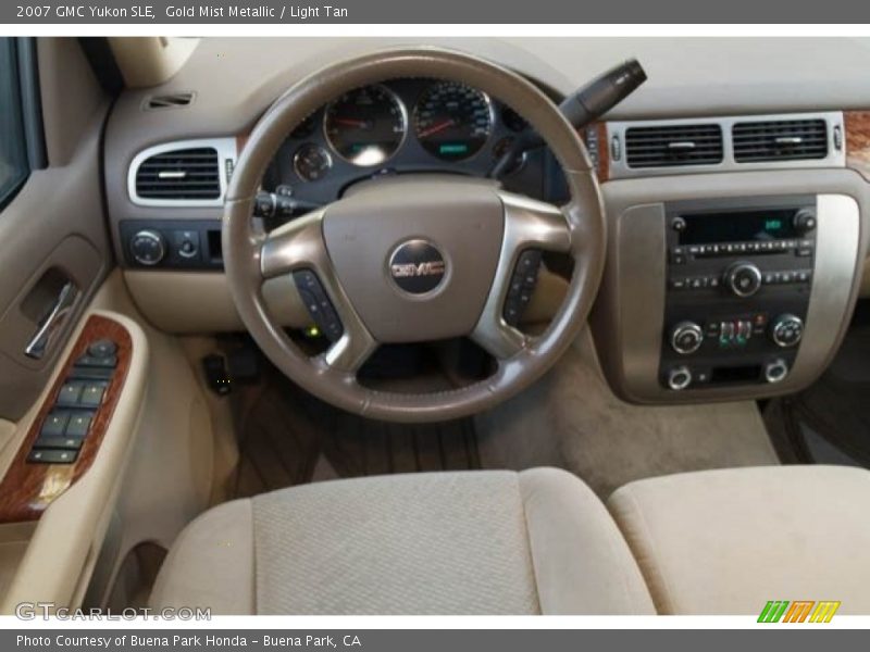 Gold Mist Metallic / Light Tan 2007 GMC Yukon SLE