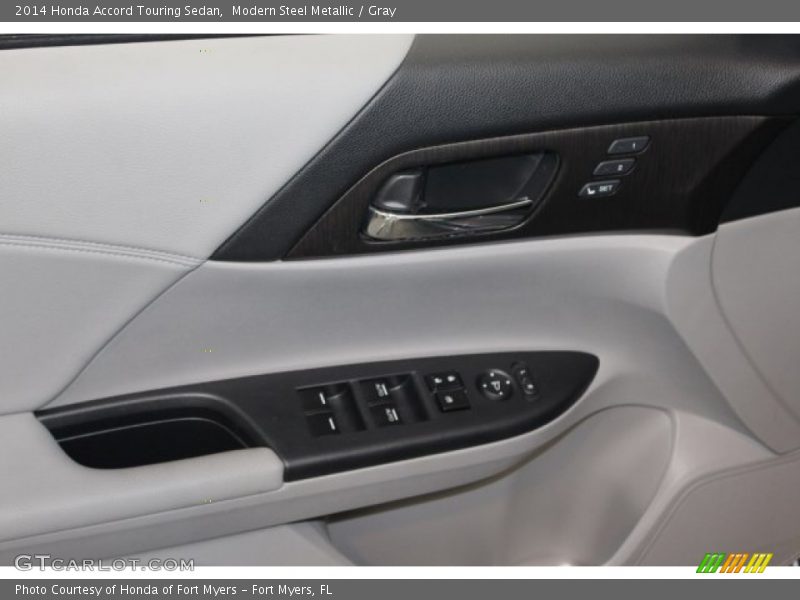 Modern Steel Metallic / Gray 2014 Honda Accord Touring Sedan