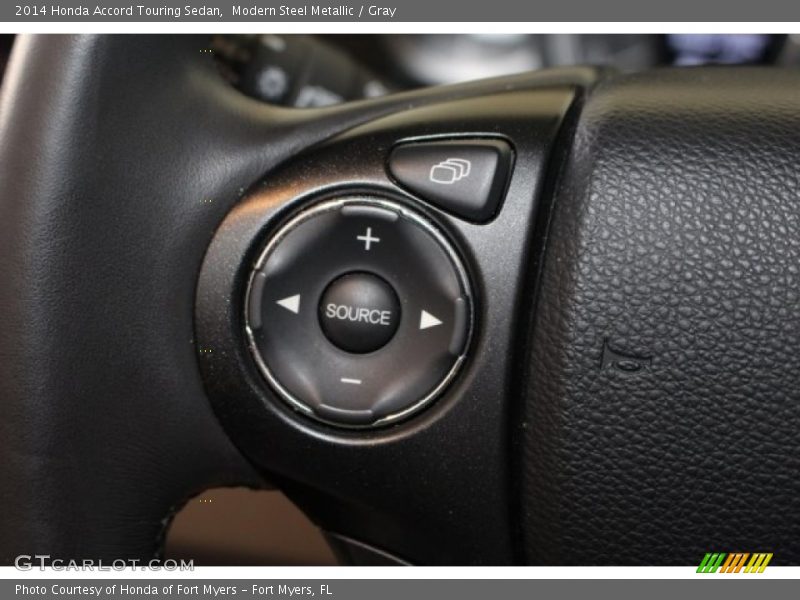Modern Steel Metallic / Gray 2014 Honda Accord Touring Sedan