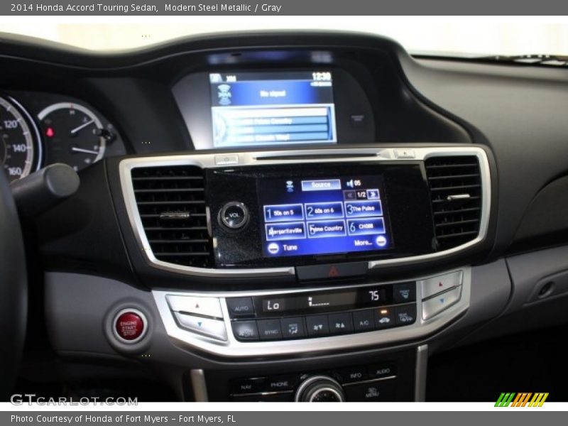 Modern Steel Metallic / Gray 2014 Honda Accord Touring Sedan