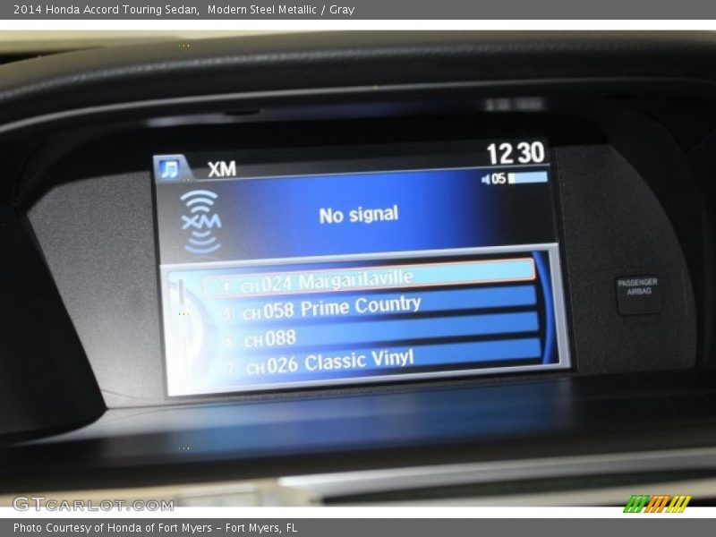 Modern Steel Metallic / Gray 2014 Honda Accord Touring Sedan
