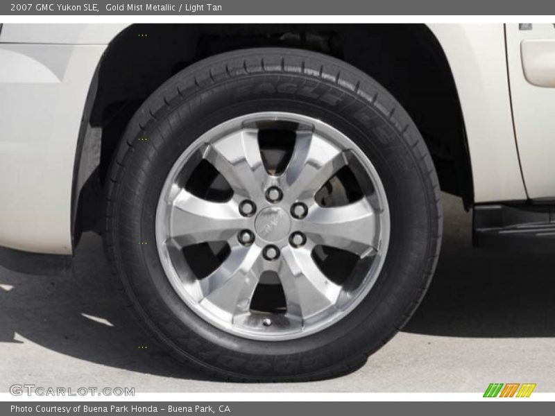 Gold Mist Metallic / Light Tan 2007 GMC Yukon SLE