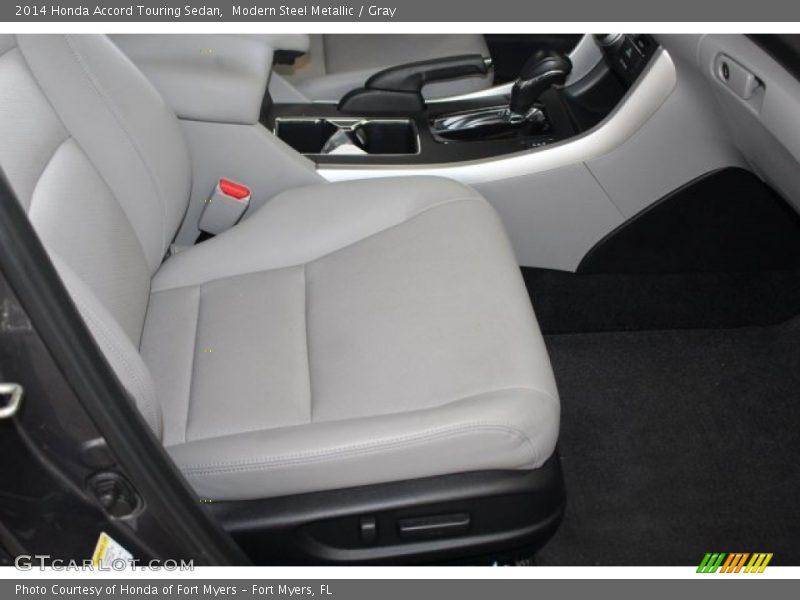 Modern Steel Metallic / Gray 2014 Honda Accord Touring Sedan
