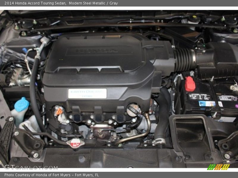 Modern Steel Metallic / Gray 2014 Honda Accord Touring Sedan