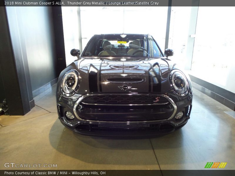 Thunder Grey Metallic / Lounge Leather/Satellite Grey 2018 Mini Clubman Cooper S ALL4